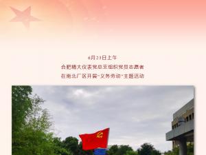 忠誠(chéng)向黨，行動(dòng)踐行——精大黨總支部組織開(kāi)展“義務(wù)